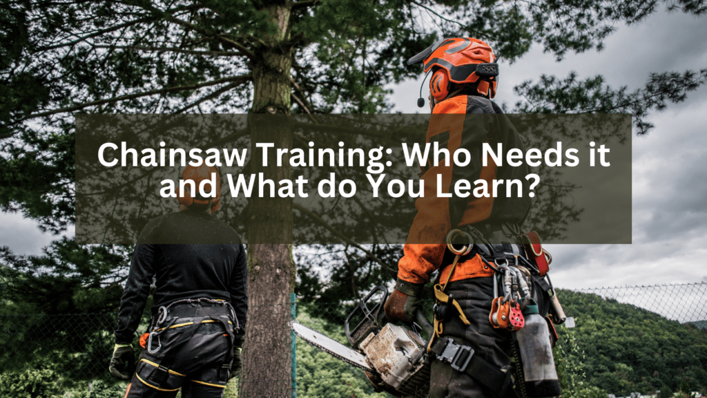 Chainsaw Training: Who Needs it and What do You Learn? Chainsaw Training: Who Needs it and What do You Learn?